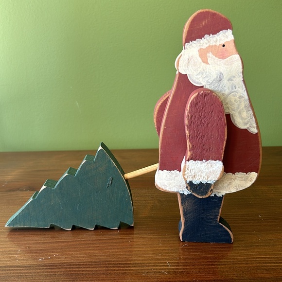 Decorative Santa with Tree - Picture 2 of 4